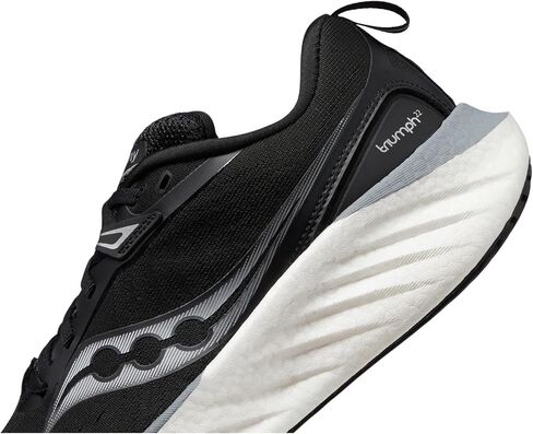 حذاء رياضي للسيدات من Saucony Triumph 22، أسود/أبيض، 8 in Kuwait
