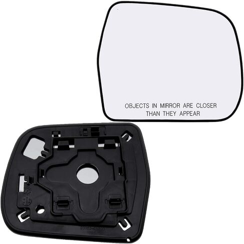Passenger Side Mirror Glass Assembly With Plastic Backing Plate (Non-Heated) Compatible with 2001-2007 Toyota Highlander in Saudi Arabia