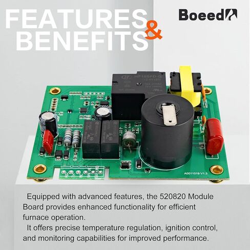 Boeeda Module Board Ignition Control Board Fits for Suburban Furnace Water Heater Circuit Boards Module Board 12 Volt DC Replace 520820 in Kuwait