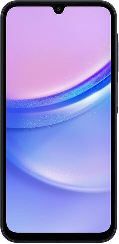 Samsung Galaxy A15 (SM-155M/DSN), 128GB 6GB RAM, Dual SIM, Factory Unlocked GSM, International Version (Ring Grip Case Bundle) (Blue Black) in Saudi Arabia