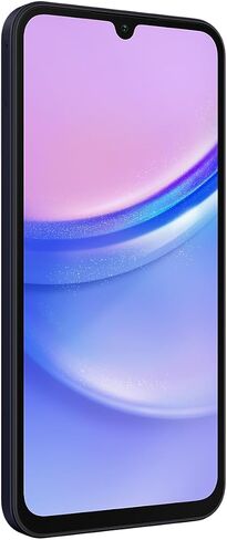 Samsung Galaxy A15 (SM-155M/DSN), 128GB 6GB RAM, Dual SIM, Factory Unlocked GSM, International Version (Ring Grip Case Bundle) (Blue Black) in Saudi Arabia
