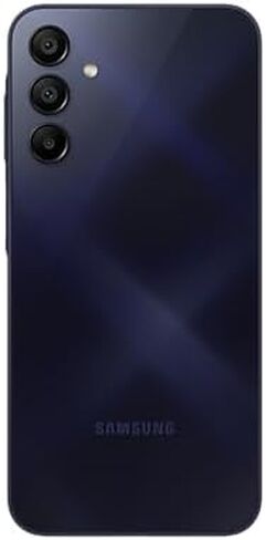 Samsung Galaxy A15 (SM-155M/DSN), 128GB 6GB RAM, Dual SIM, Factory Unlocked GSM, International Version (Ring Grip Case Bundle) (Blue Black) in Saudi Arabia