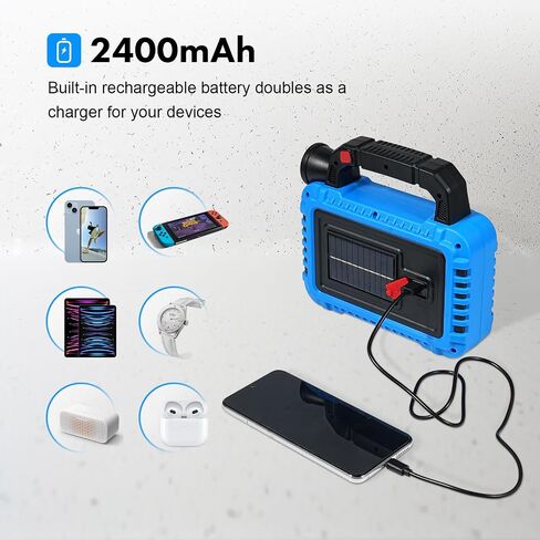 tansoren 4 حزمة مصباح يدوي LED لانقطاع التيار الكهربائي، أضواء الملحقات الأساسية للتخييم في الفانوس الشمسي، أضواء خيمة قابلة لإعادة الشحن للطوارئ، الإعصار، مجموعات النجاة، مصباح يعمل in Kuwait
