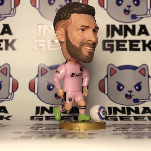 Soccerwe Football Star Miami Player Figures #10 طقم ميسي الوردي لموسم 2023 in Kuwait