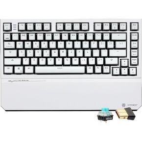 Hexgears E4 Pro Wireless Mechanical Keyboard with Kailh Switch Bluetooth/2.4G/Wired 99 Keys Full Size Hot Swappable RGB Backit Rechargeable Battery Gaming Keyboard for Mac Windows in Saudi Arabia