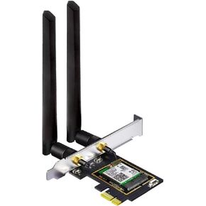 OKN WiFi Card 6E AX5400 PCIe WiFi Card Intel AX210 Chip Bluetooth 5.3 WPA3 11AX Tri Band Wireless Adapter with MU-MIMO, OFDMA, Ultra-Low Latency, Low-Profile Bracket, Supports Windows 11, 10 (64bit) in Kuwait