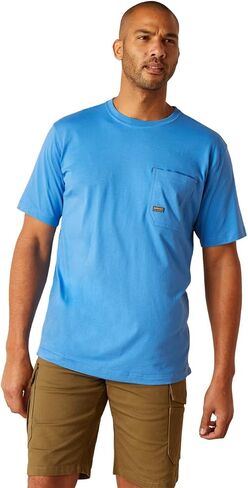 Ariat Men's Rebar Short Sleeve CrewHenley Shirt in Saudi Arabia