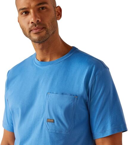Ariat Men's Rebar Short Sleeve CrewHenley Shirt in Saudi Arabia