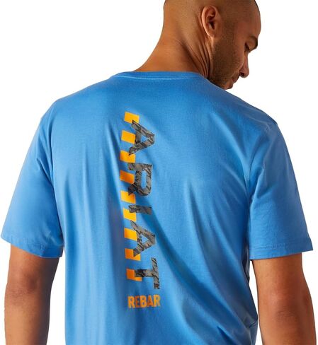 Ariat Men's Rebar Short Sleeve CrewHenley Shirt in Saudi Arabia