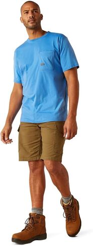 Ariat Men's Rebar Short Sleeve CrewHenley Shirt in Saudi Arabia