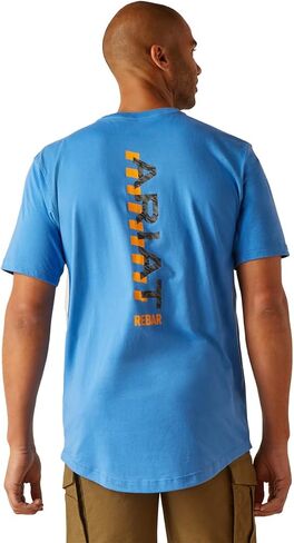Ariat Men's Rebar Short Sleeve CrewHenley Shirt in Saudi Arabia