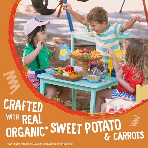 Earth's Best Organic Kids Snacks, Sesame Street Toddler Snacks, Organic Sunny Days Snack Bars for Toddlers 2 Years and Older, Strawberry with Other Natural Flavors, 16 Bars per Box (Pack of 6) in Kuwait