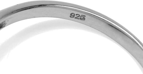 Silvershake Petite Marquise Shape Inlay 925 Sterling Silver Filigree Swirl and Spiral Style Ring in Saudi Arabia