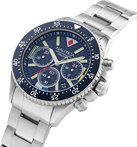 Nautica Men's NAPWPS301 Westport Black Silicone Strap Watch in Saudi Arabia