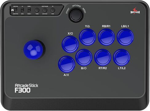 Mayflash F300 Arcade Fight Stick Joystick for Switch, Xbox Series X, PS4,PS3, Xbox One, Xbox 360, macOS, Windows, Steam Deck, NeoGeo mini, NeoGeo Arcade Stick Pro in Kuwait