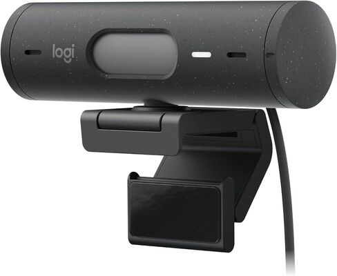 Logitech Brio 500 Webcam 4 MP 1920 x 1080 Pixels USB-C Graphite, W128163427 (1080 Pixels USB-C Graphite) in Saudi Arabia