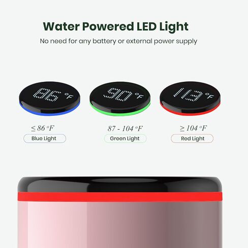 Bathroom Faucets, Cactus Design, Single-Hole with Water-Powered Temperature Indicator, 360° Rotatable Spout and 2 Flow Modes, Bath Sink Faucet with Supply Hoses, Green Painted in Saudi Arabia