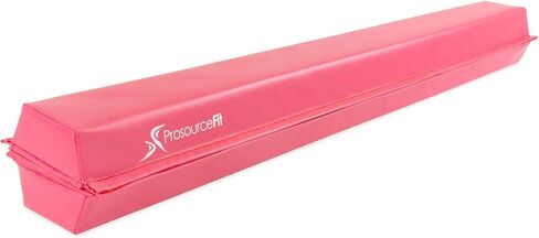 ProsourceFit Gymnastics Balance Beam for Kids, 9ft Long Firm Folding Floor Beam with Non-Slip 4-inch Wide Surface for Safe Gymnastics Practice at Home or Gym in Kuwait
