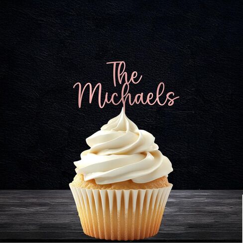 Personalized CupCake toppers for weddings, birthdays, baby showers and much more! in Saudi Arabia