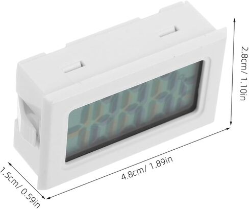 SUPVOX 4Pcs Digital Temperature Hygrometer with LCD Display Compact Embedded Thermometer for and Reptile Use Accurate Sensor Technology for Reliable Measurements in Saudi Arabia