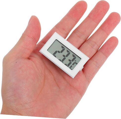 SUPVOX 4Pcs Digital Temperature Hygrometer with LCD Display Compact Embedded Thermometer for and Reptile Use Accurate Sensor Technology for Reliable Measurements in Saudi Arabia