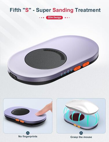 STARVIKY Undetectable Mechanical Mouse Jiggler, Ultra-Slim Automatic Mouse Mover, with On/Off Switch and Random Interval Timer, Active Mouse Moving Device, Driver-Free Mouse Wiggler Shaker Silently in Kuwait