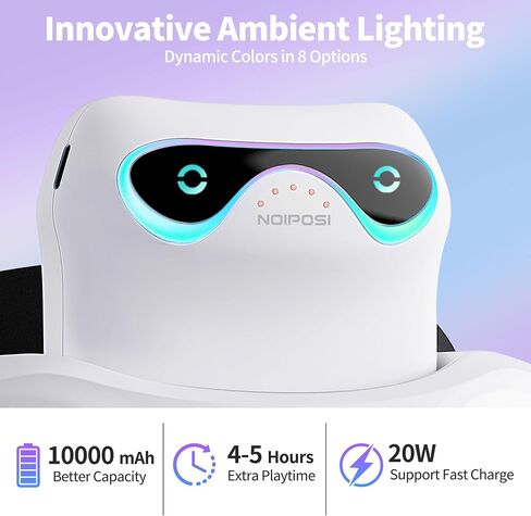 حزام راس مع بطارية لجهاز اوكيولوس كويست 2، 7500mAh وقت تشغيل يدوم 7 ساعات، بديل حزام راس ايليت مريح قابل للتعديل، تصميم خفيف الوزن ودعم معزز في الواقع الافتراضي اوكيولوس/ميتا كويست 2 in Saudi Arabia
