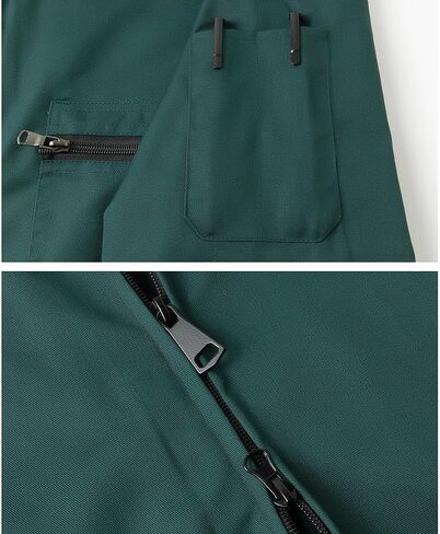 Yukirtiq Men's Long Sleeve Mechanic Work Jumpsuit with Multi Pockets Cotton Blend Workwear in Kuwait