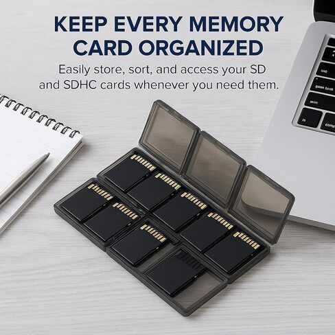 Acuvar 12 Slot SD/SDHC Memory Card Hard Plastic Cases in Saudi Arabia
