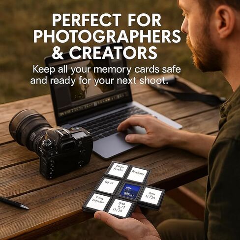 Acuvar 12 Slot SD/SDHC Memory Card Hard Plastic Cases in Saudi Arabia
