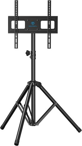 PERLESMITH Tripod TV Stand -Portable TV Stand for 37-80 Inch LED LCD OLED Flat Screen TVs-Height Adjustable Display Floor TV Stand with VESA 600x400mm, Holds up to 110lbs PSTM2 in Kuwait