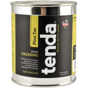Tenda Pine Tar 1 Pint - يحتفظ برطوبة الحافر مما يسمح بمزيد من القوة والمرونة للمساعدة في التقطيع والتشقق in Kuwait
