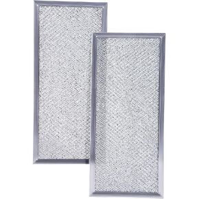 W10208631A Microwave Grease Filter Replacement - 5.78 x 12.91 Inch Aluminum Mesh Screen,Compatible with Whirlpool & G.E. Microwaves (2-Pack) in Saudi Arabia
