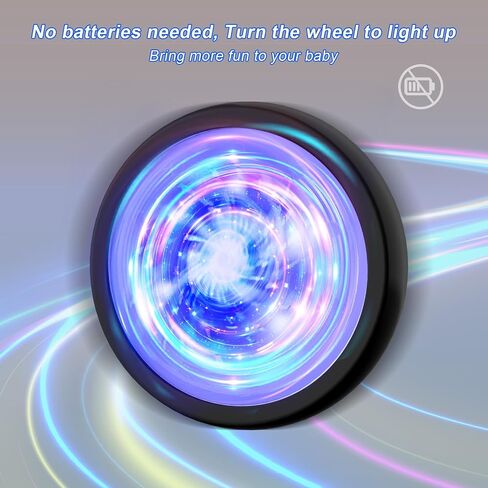 WETIFY Colorful Lighting Baby Balance Bike Toys for 1 Year Old Boy Gifts, 10-36 Month Toddler Balance Bike, No Pedal 4 Silence Wheels & Soft Seat First Bike, One Year Old Boy Birthday Gift. in Kuwait