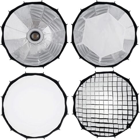 WELLMAKING 25.6" Parabolic 16K Softbox Quick Fold for Photography in Kuwait