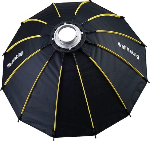 WELLMAKING 25.6" Parabolic 16K Softbox Quick Fold for Photography in Kuwait