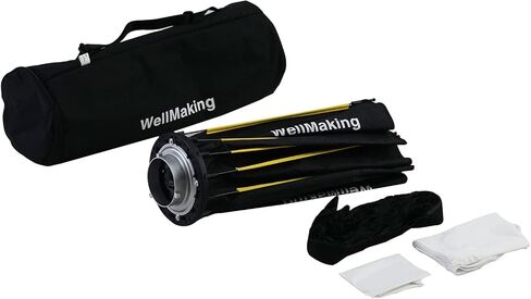 WELLMAKING 25.6" Parabolic 16K Softbox Quick Fold for Photography in Kuwait