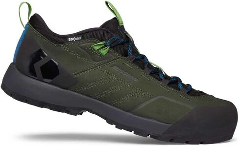 BLACK DIAMOND Equipment Men's Mission Leather Low Wp Approach Shoes - Cypress-Black - 11.5 in Saudi Arabia