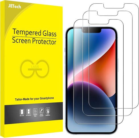 JETech Screen Protector for iPhone 12 Pro Max 6.7-Inch, Tempered Glass Film, 3-Pack in Saudi Arabia