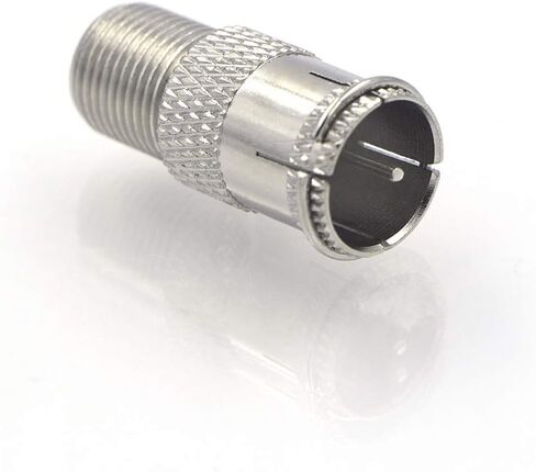 موصل كابل محوري VCE RG6 ، سريع الضغط على ذكر إلى F نوع أنثى محول محوري مطلي بالذهب ، 5 حزم in Kuwait