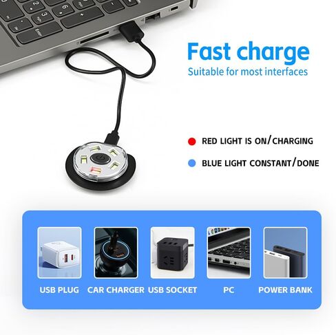 Beanie with LED Lights Lighted Hat Rechargeable Washable Warm Visible Winter Knit Watch Cap Unisex Unique Gifts Black in Kuwait