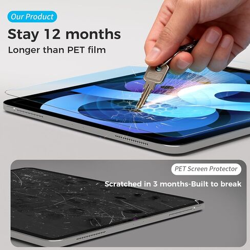 ZenRich [عبوتان] واقي شاشة من الزجاج المقوى لجهاز iPad Pro 12.9 بوصة (الجيل السادس/الخامس/الرابع/الثالث) مع [مضاد للضوء الأزرق] [مضاد للوهج] صلابة 9H/خالي من الفقاعات/صديق للحافظة/متوافق مع قلم الرصاص in Kuwait