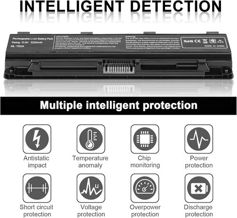 New Replacement PA5185U-1BRS Laptop Battery for Toshiba Satellite C50 C55 C55D C55T L55 L55D L55T Series fit C55-B5200 C55-B5270 C55D-B5310 PA5184U-1BRS PA5186U-1BRS PA5195U-1BRS -- 12 Month Warranty in Kuwait