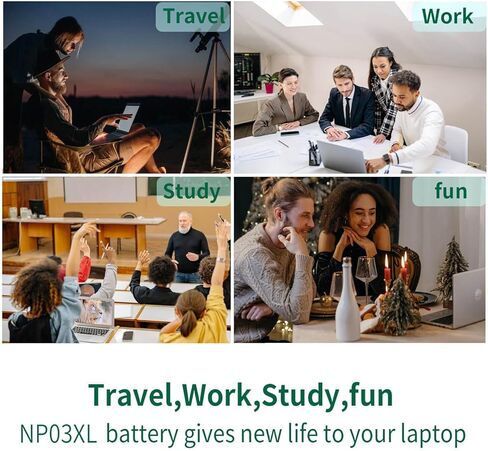 HT03XL L11119-855 Laptop Battery for HP Pavilion 14-CE 14-CF 14-DF 15-CS 15-DA 15-DB 15-DW 17-by 17-CA Series 15-CS0053CL 15-DW0033NR 15-DA0014DX L11421-542 L11421-2C2 HSTNN-UB7J HSTNN-DB8R HT03041XL in Kuwait