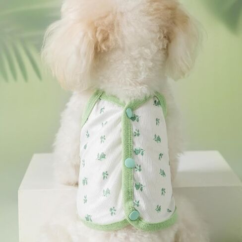 Stylish Pet Apparel Printed Pattern Pet Vest Clothes Dog and Cat Costumes in Saudi Arabia