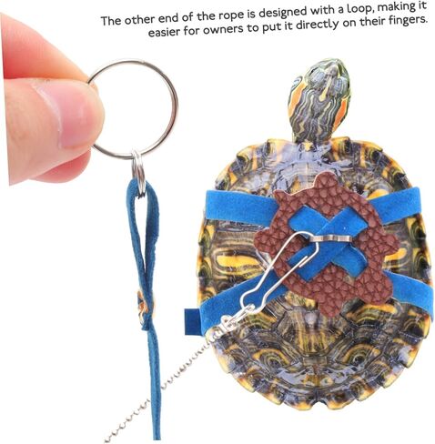 UPKOCH Adjustable Turtle Harness Leash Portable Tortoise Walking Rope for Outdoor Use 1-Piece PET Pulling Rope Suitable for Small Turtles and Tortoises in Kuwait