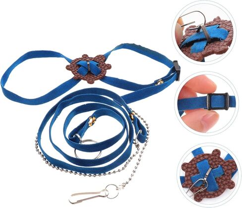 UPKOCH Adjustable Turtle Harness Leash Portable Tortoise Walking Rope for Outdoor Use 1-Piece PET Pulling Rope Suitable for Small Turtles and Tortoises in Kuwait