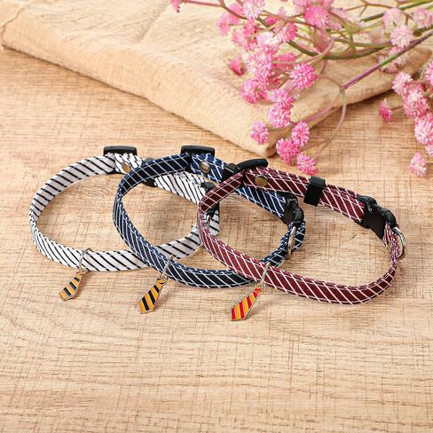 3 قطع من طوق القطط، أشرطة للقطط، طوق للقطط، قابل للتعديل 7.8-11.8 بوصة، مجموعات أطواق للقطط سريعة الفك مع ربطات عنق صغيرة للفتيات والأولاد والقطط، شريط قطني كلاسيكي in Kuwait