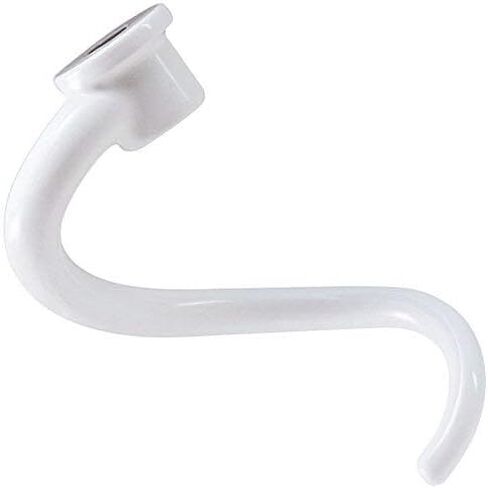 KitchenAid Spiral Coated Dough Hook - Fits Bowl-Lift models KV25G and KP26M1X, White in Saudi Arabia