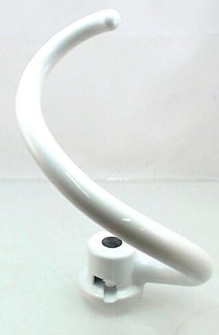 KitchenAid Spiral Coated Dough Hook - Fits Bowl-Lift models KV25G and KP26M1X, White in Saudi Arabia